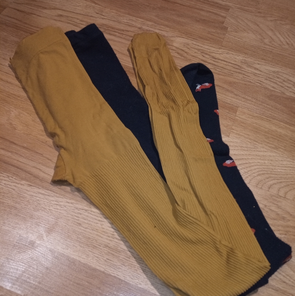 Adorable Stockings Bundle Of Two - Mustard & Foxes